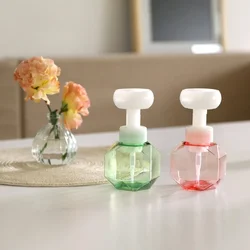 Flower Soap Dispenser Foam Pump Bottle Kitchen Plastic Refillable Containers For Cosmetic Facial Cleanser Shampoo Shower 300Ml