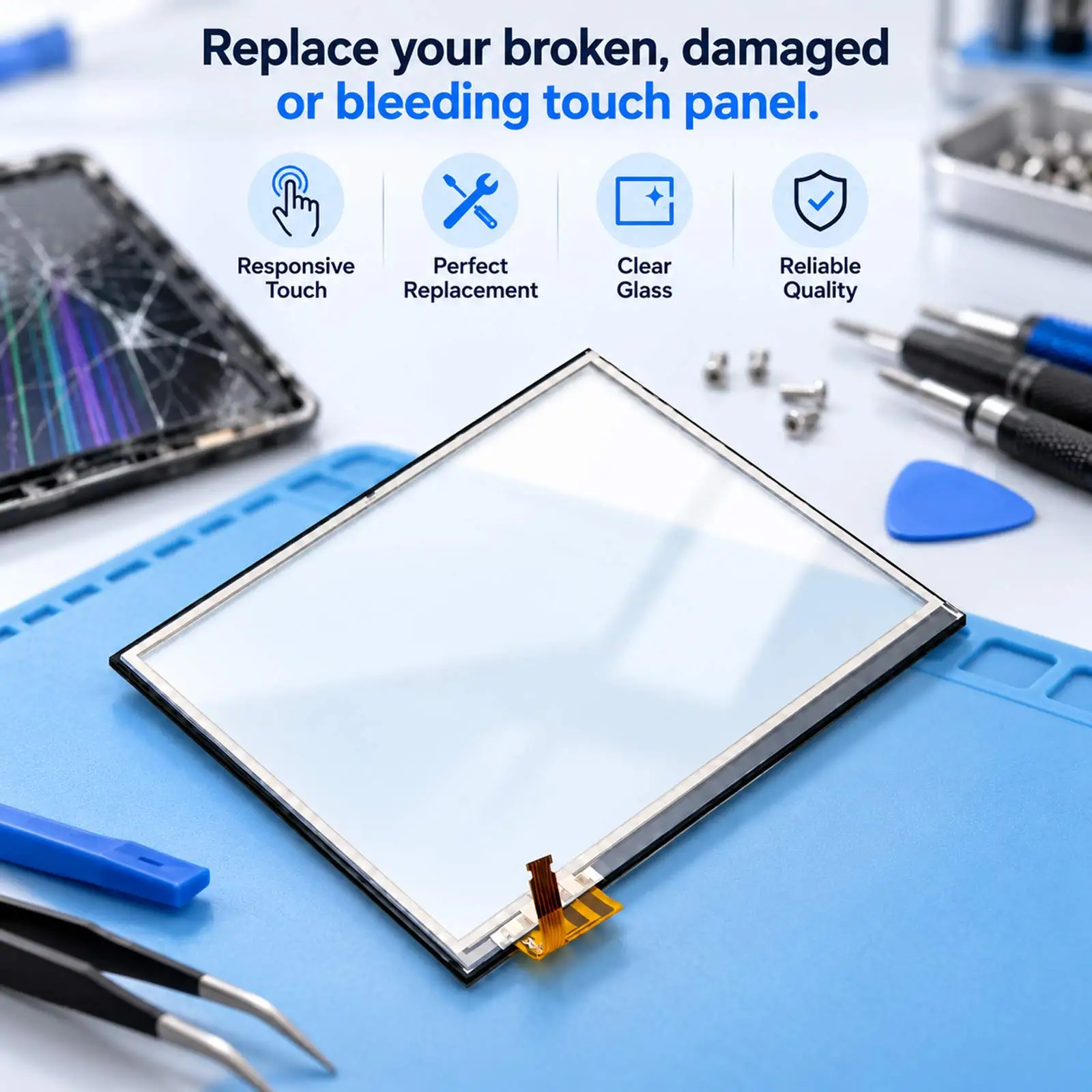 Bottom/Lower Replacement Touch Screen Panel Display Digitizer Glass For Nintendo DS Lite DSL Game Console Accessories