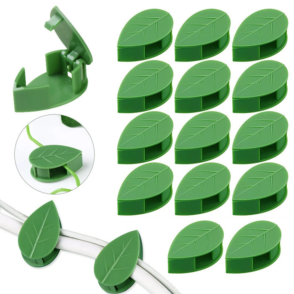 10 pezzi clip per fissaggio a parete per piante rampicanti fissatore per vite in rattan gancio autoadesivo clip per rilegatura da giardino invisibile clip adesiva da parete