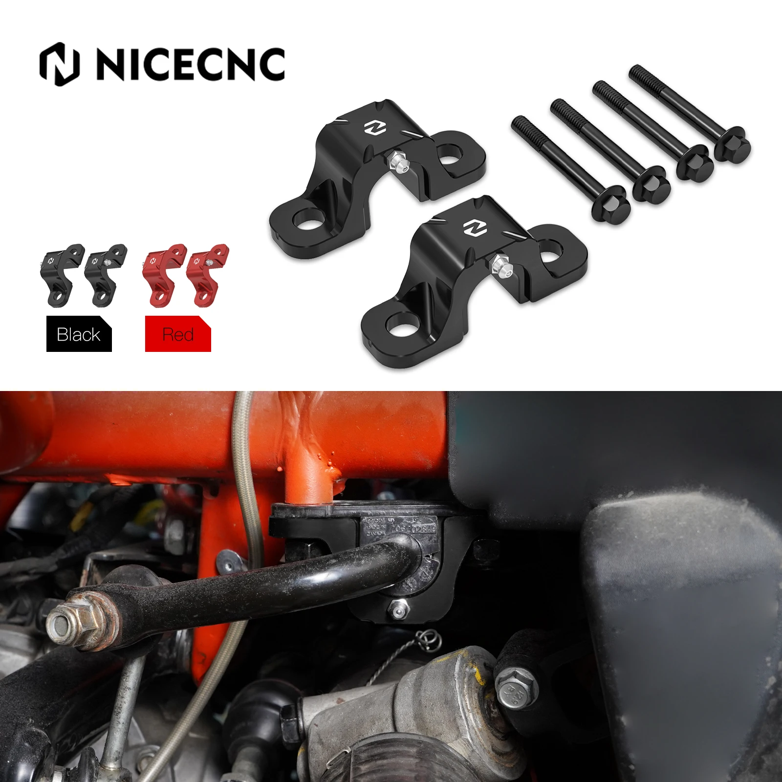 

For Maverick X3 Front Sway Bar Brackets Billet Aluminum For CAN AM Maverick X3 4x4 Turbo DPS Max R RR UTV Accessories