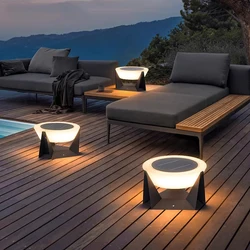 LED Solar Lights Outdoor Garden Light Column Lamps Post Light Waterproof Fence Gate Cap Light Lantern Head Lamp Patio Decoration