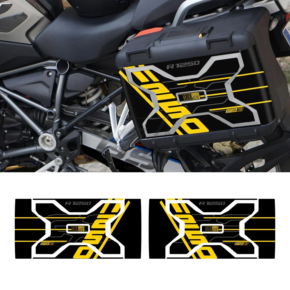 

For Motorrad Vario Case 2013-2020 W/ R1250GS R1200GS 40 Year Decals Motorcycle Sticker