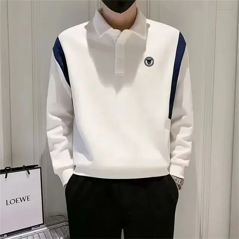 High-quality Golf Polo Autumn Golf Wear Men 2024 Luxury Brand Golf T-shirt Fashion Long Sleeves Casual Top Men Golf Clothing