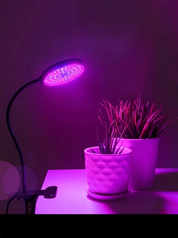 Plantengroeilicht 15 W volledig spectrum LED waterdicht invullicht, met automatische tijdschakelaar 5 dimbare en verstelbare zwanenhalsbuizen