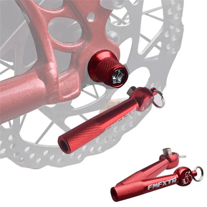 M87K عجلات دراجة قفل الأمن الإفراج السريع آخر خفيفة مضادة للسرقة أسياخ الطريق الجبلية دراجة الملحقات الأسود #5