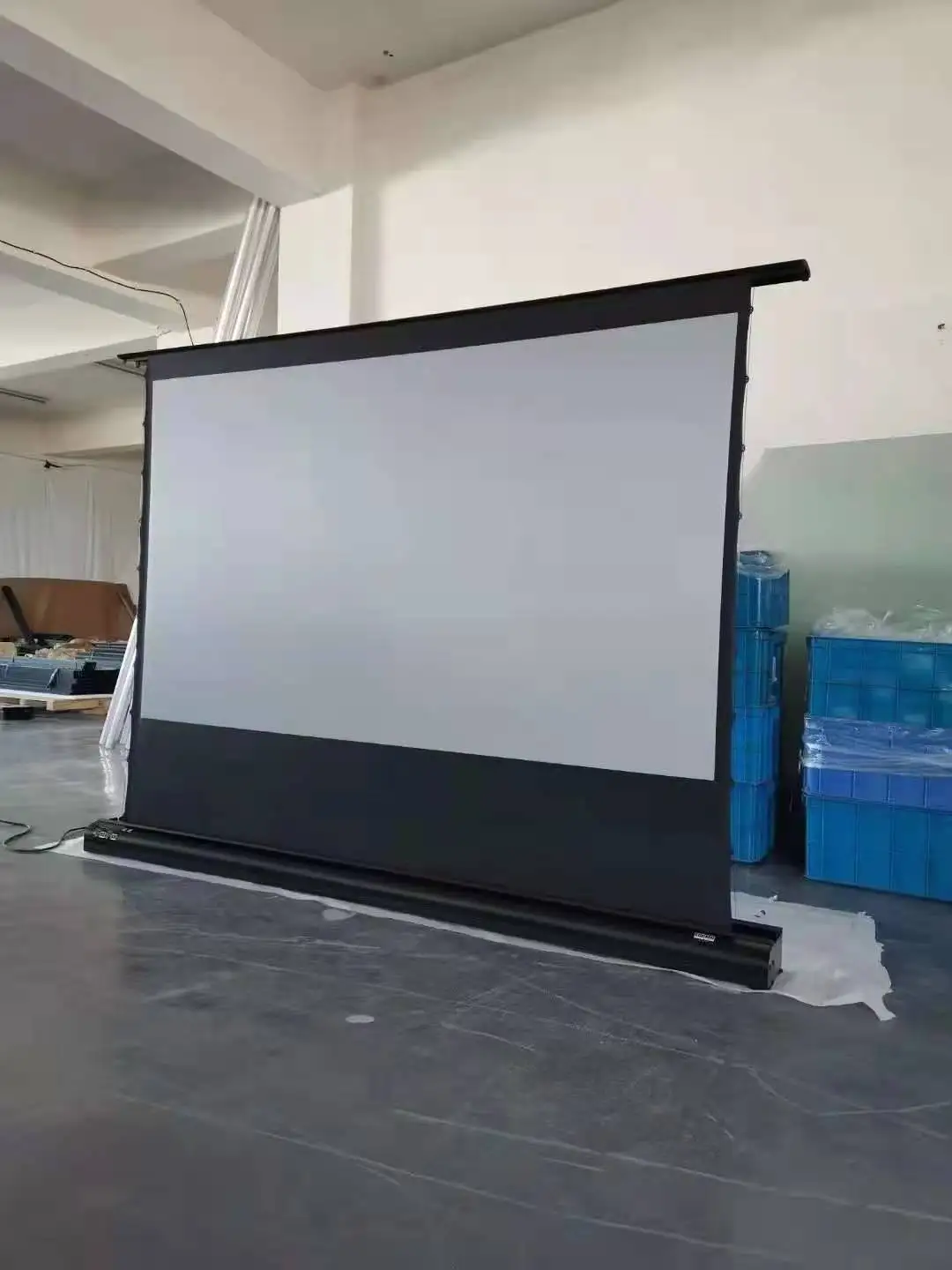 TELON ALR Projection Screen For 4K Laser Ultra Short Throw Projectors Motorized Floor Rising Projection Screen