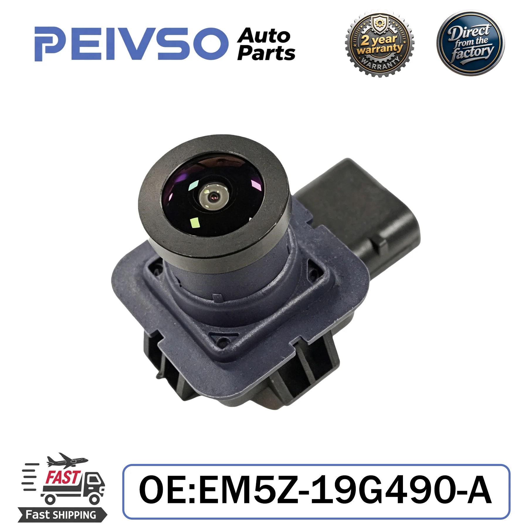 

PEIVSO NEW EM5Z-19G490-A Rear View Backup Camera Parking for Ford Focus S/SE/SEL EM5Z-19G490-B