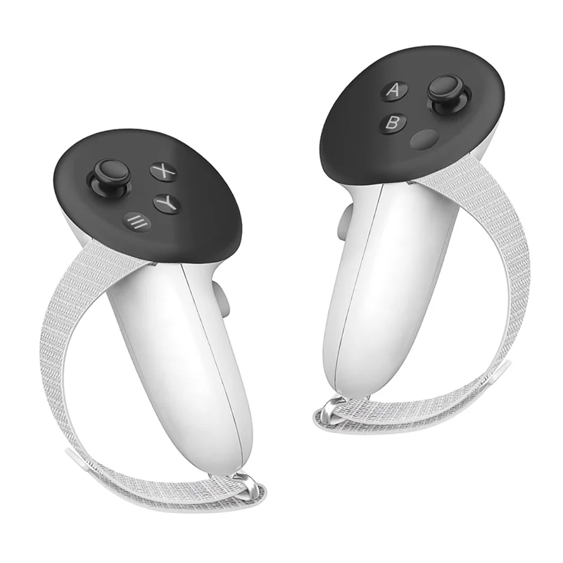 غطاء مقبض وحدة التحكم بأداء مستقر متوافق مع Meta Quest 3S/Quest 3، أشرطة مفصل قابلة للتعديل تناسب معظم الوصول إلى الأيدي