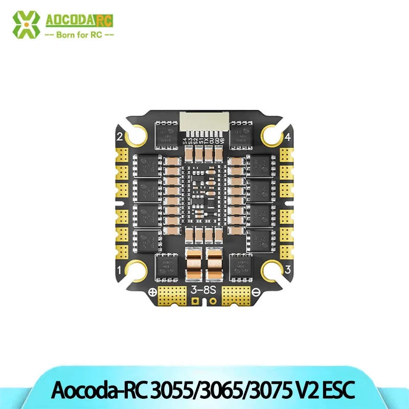

Aocoda-RC 3055/3065/3075 AM32 32Bit 55A/65A/75A 4-IN-1 ESC With 3-6S/3-8S Lipo Input For FPV RC Drone