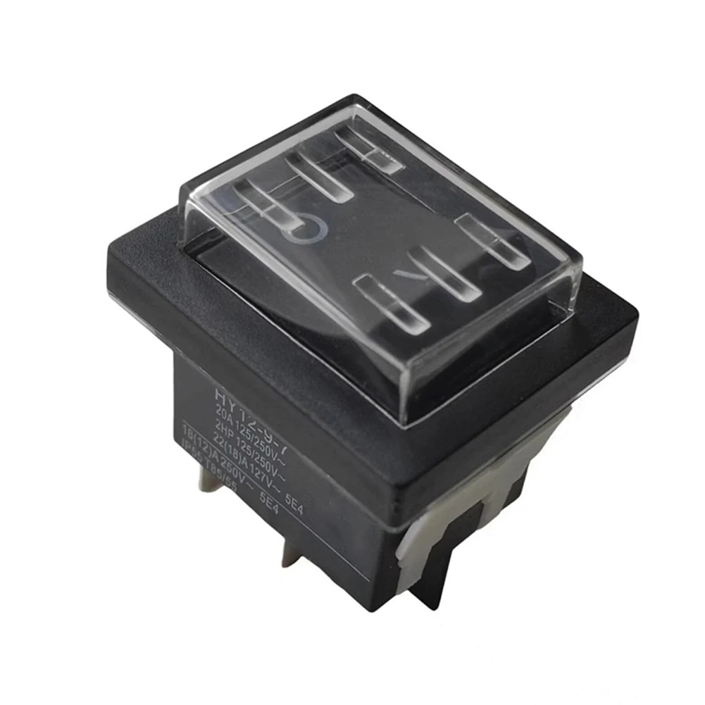 For High-Demand Electrical Applications 125V Pushbutton Switch Dual Voltage Operation Plastic Construction For