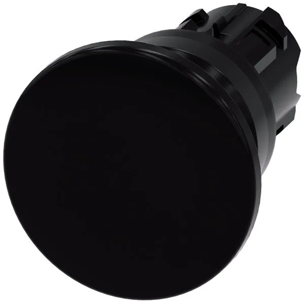 

3SU10001BD100AA0 3SU1000-1BD10-0AA0 Mushroom button front ring plastic black 1 pc. (940910082002)