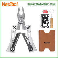 NexTool Silver Blade EDC Tool Card Size 14 In 1 Multi Tool Multi-function Thin Pliers Lightweight Multitool