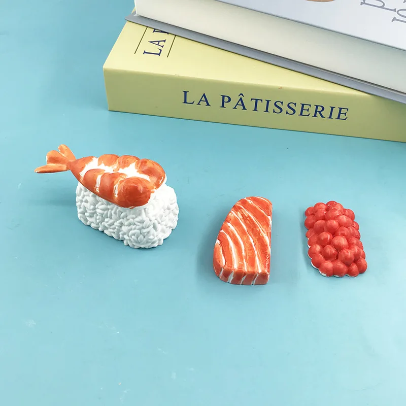 Simulation Shrimp Salmon Fish Roe Sushi Silicone Mold DIY Handmade Aromatherapy Candle Gypsum Soap Clay Epoxy Resin Making Molds