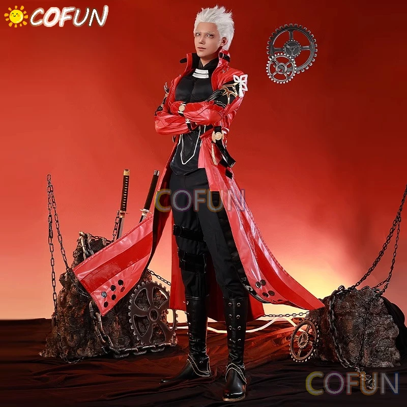 

COFUN Honkai: Star Rail FATE Archer Косплей Костюм Униформа Хэллоуин Карнавал Вечеринка Рождественская игра Ролевая одежда Одежда для мужчин