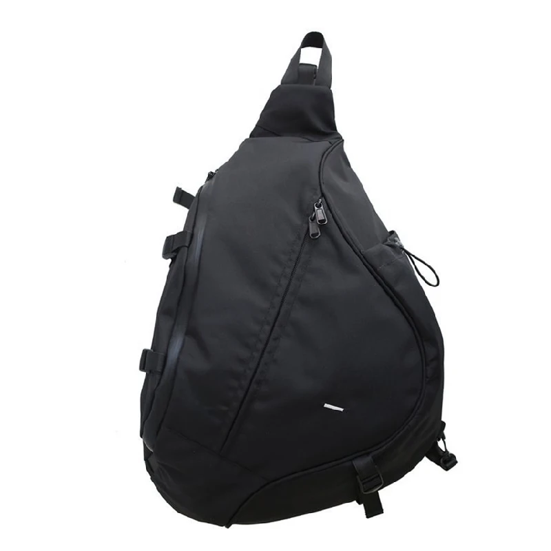 Paquete de pecho para hombre de gran capacidad, bolso cruzado Unisex de viaje de Hip Hop informal, bolso de hombro de almacenamiento de nailon de