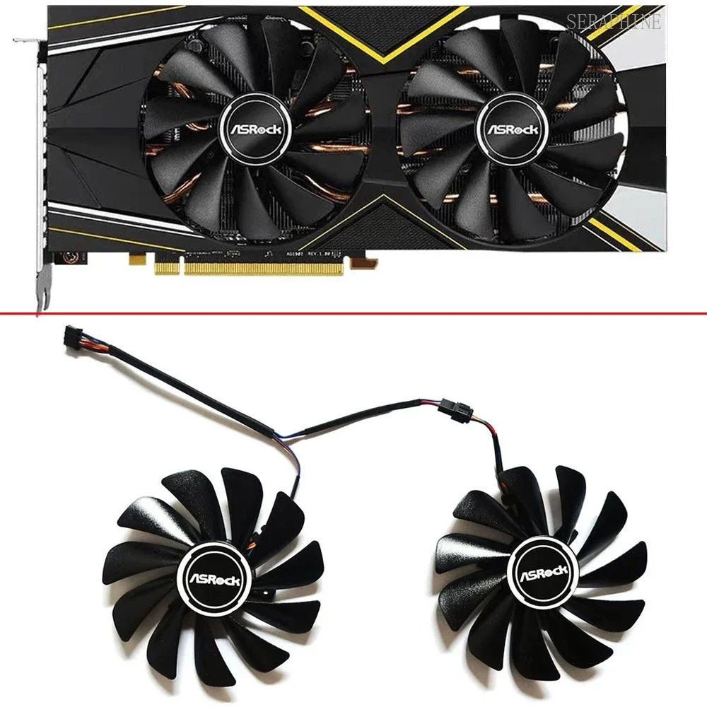 NEW Cooling Fan 95mm 4pin FDC10U12S9-C CF1010U12S RX5700 GPU FAN Radeon Asrock RX 5700 5700XT Challenger Video Card