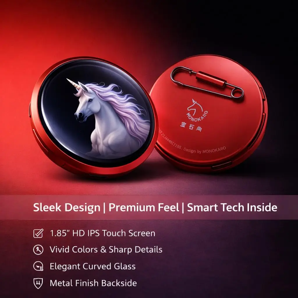 Smart Electronic Badge 1.85 