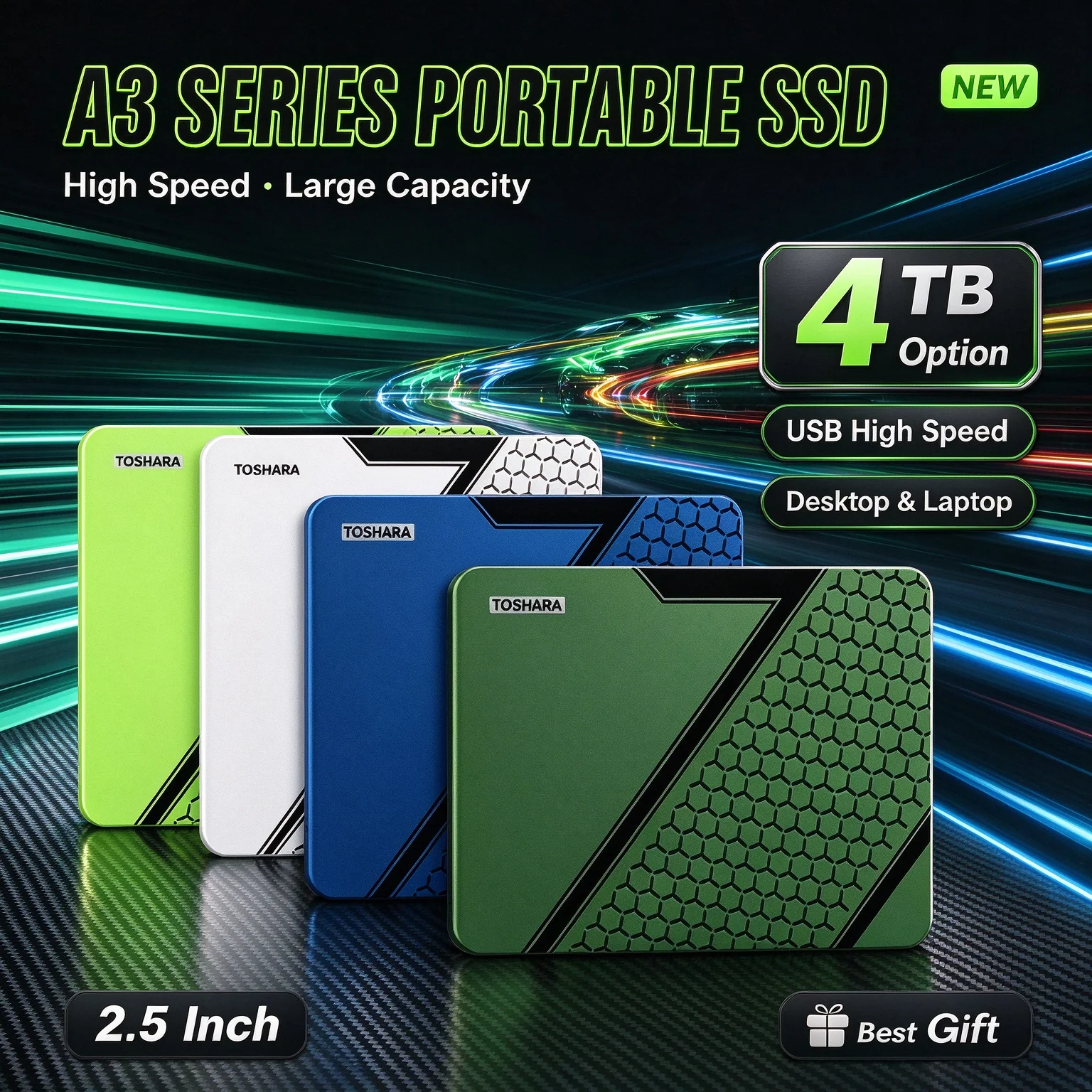 500GB - 4TB High Speed New A3 Series Solid State Disk SSD Internal SSD Hard Drive For Laptop Microcomputer Desktop Best