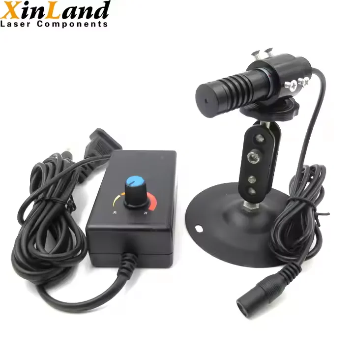 Laser Module Square DOE 34 Degree Lens with Center Point Square Frame DOE Module