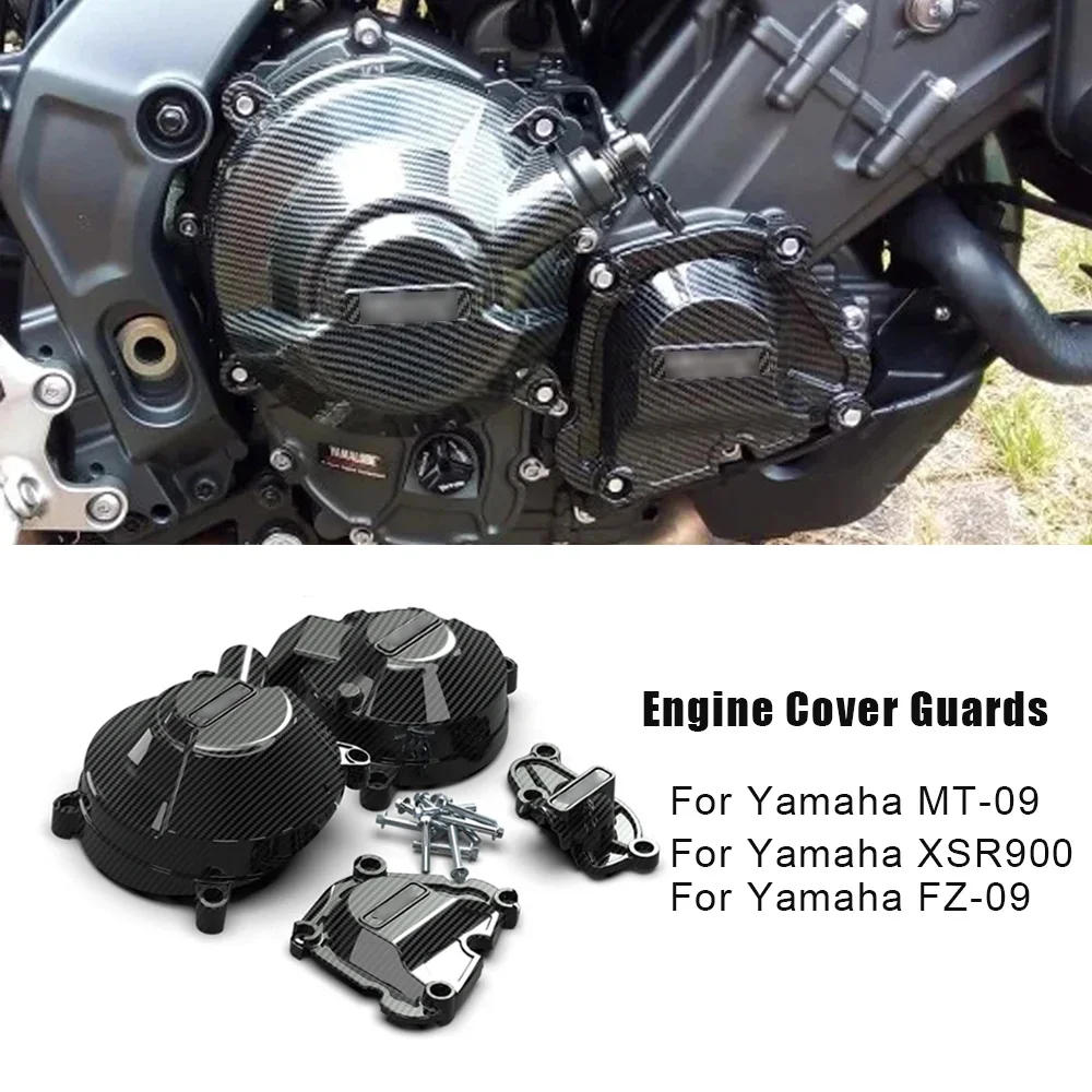

Для Yamaha MT-09 MT 09 220-2024 крышка двигателя мотоцикла, защитный комплект сцепления, аксессуары