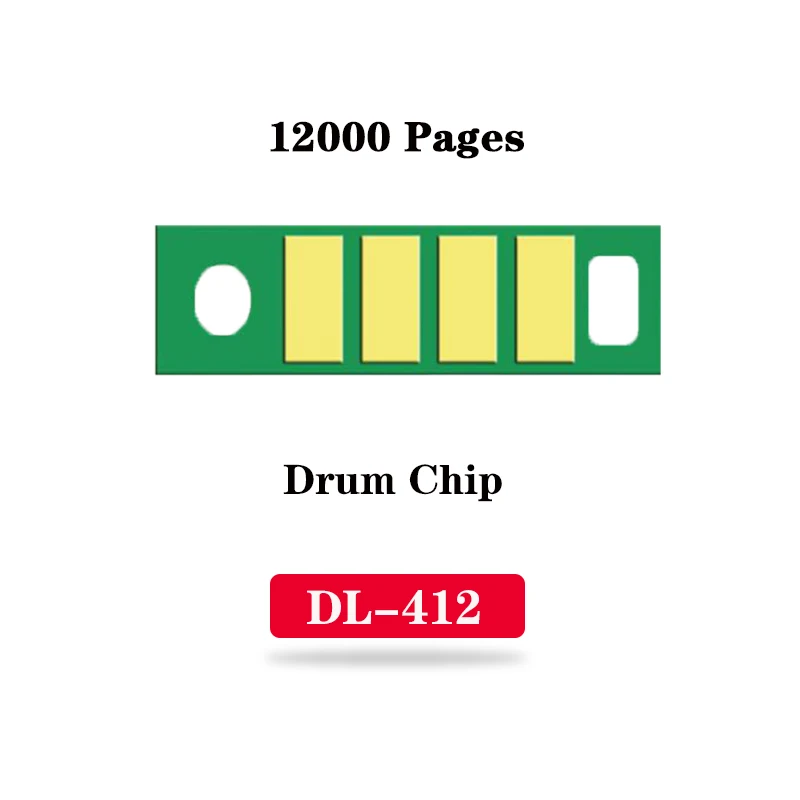 DL-412 Drum Chip and TL-412/TL-412H/TL-412X Toner Cartridge Chip for Pantum P3302DN,P3302DW,M7102DN,M7102DW