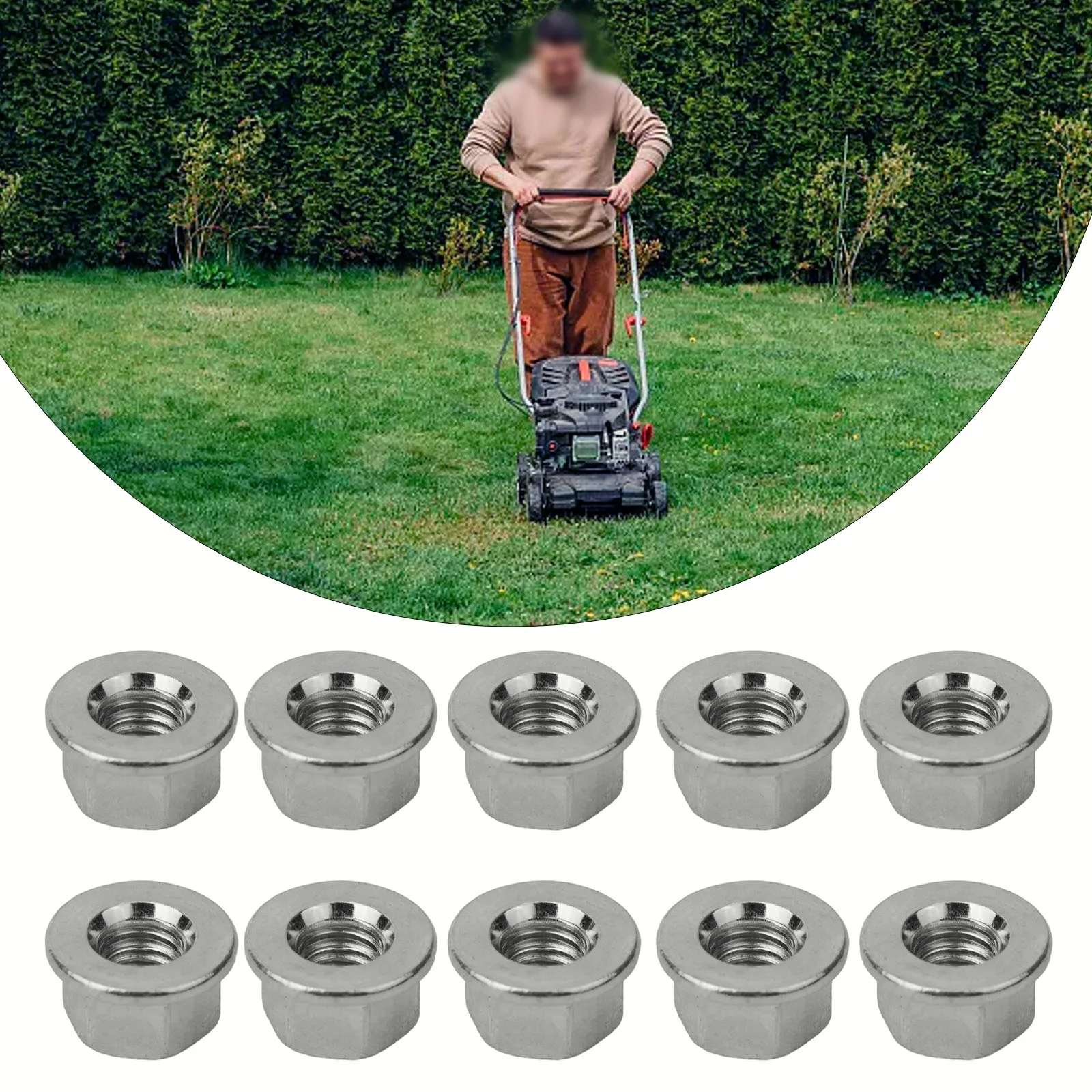 Reliable Bar Nut Set (10pcs) for Husqvarnas Chainsaws Models 362 365 371 372 357 359 350 353 345 288 281 181 340