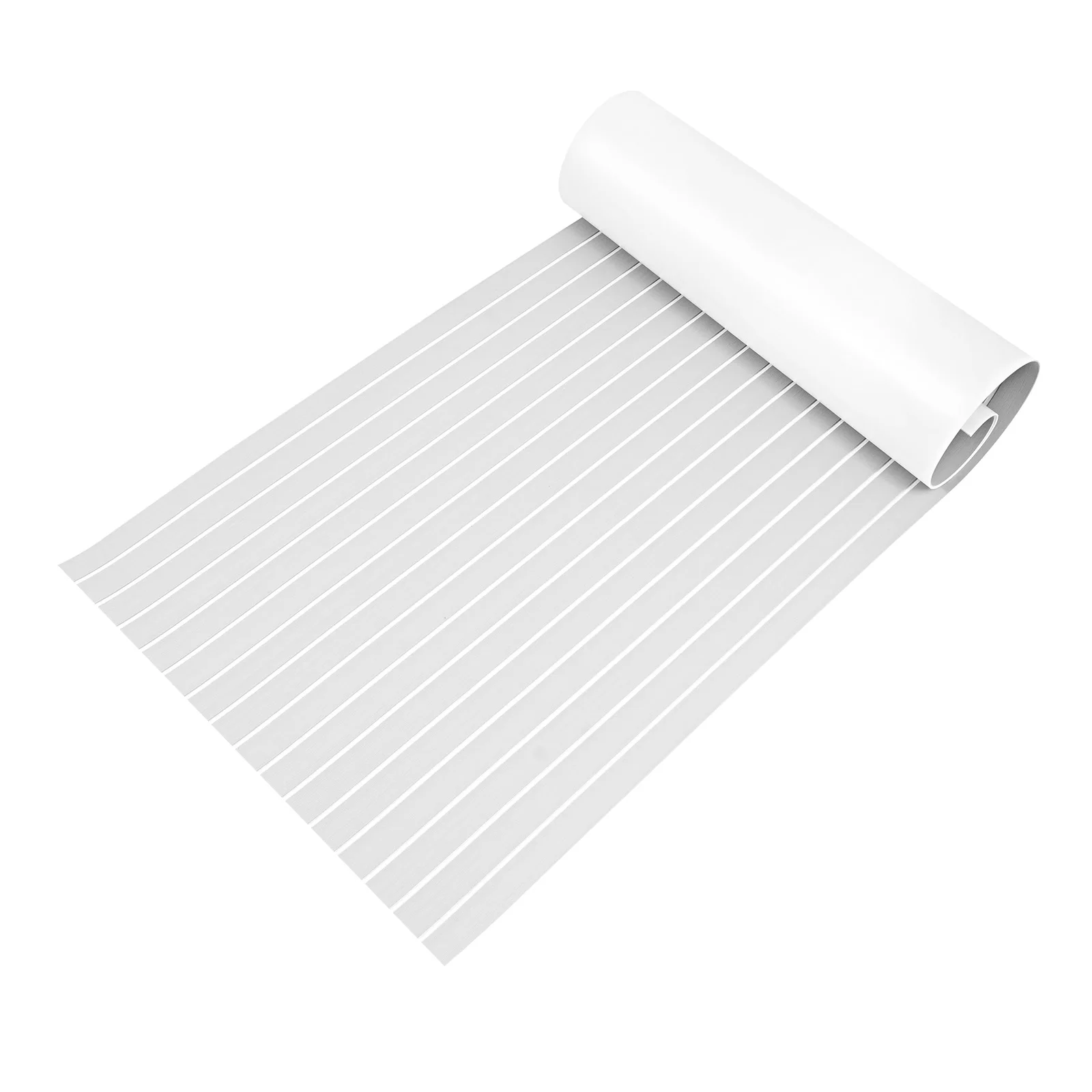 Tapis de sol auto-adhésif moderne gris clair, blanc, tapis de sol antidérapant, tapis de sol RV