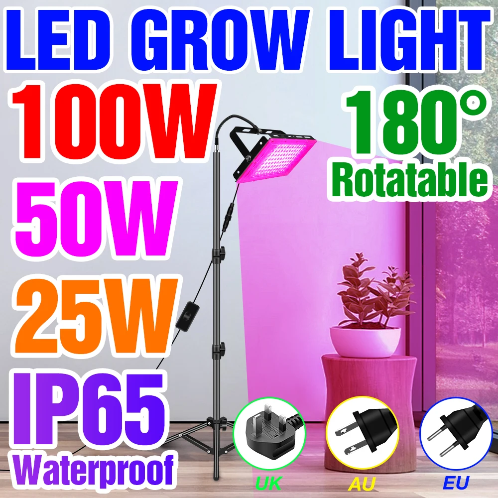 

220V LED Grow Light Indoor Phytolamp Flower Seeds Hydroponics Plants LED Lamp For Vegetable Cultivation Greenhouse Grow Tents