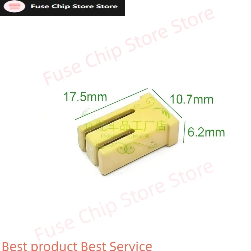 Littelfuse MCASE+ Slotted Cartridge Fuse 32V 15A 20A 25A 30A 40A 50A 60A LF 695 Translucent Cover Fuse for Boat/SUV/Equinox/Ford
