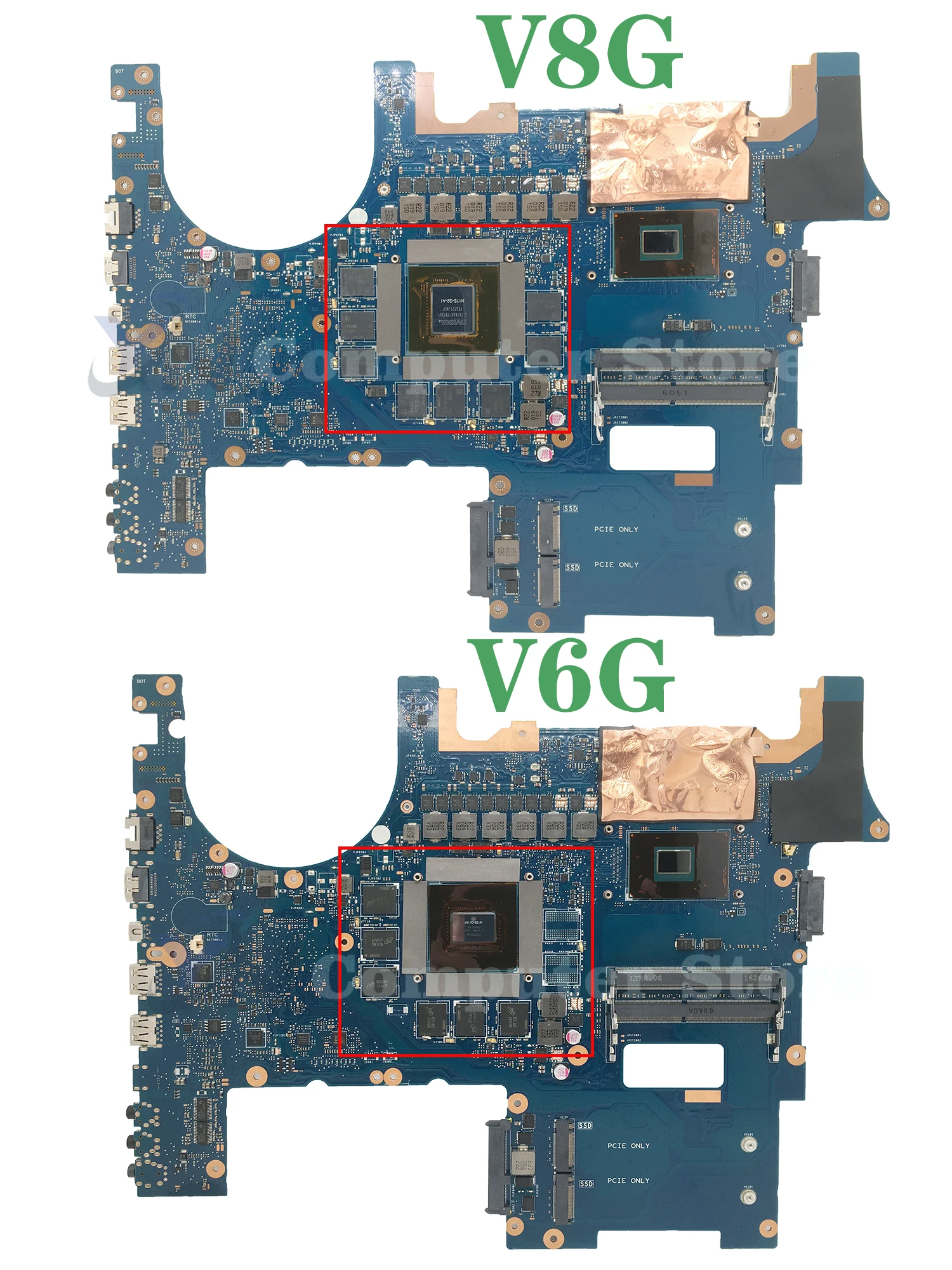 Imagem -02 - Placa-mãe Portátil para Asus Rog Notebook Mainboard para Asus Rog G752vs G752vsk i7 6th 7th Gtx1060 6g Gtx1070 8g Ddr4 Teste 100 ok