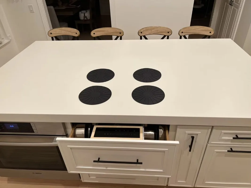 220V Three Four Five Burners Touch Control Induction Cooker For Counter Top Invisible