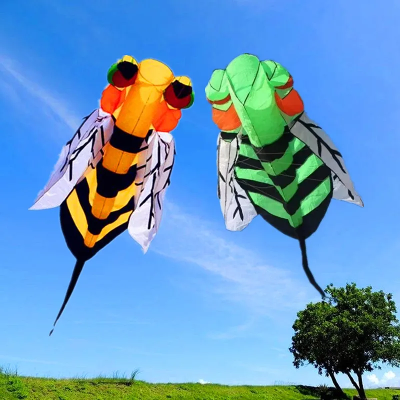 

free shipping soft bee kite outdoor flying toy big kite weifang kite factory kite surfing paramotor paraglider professional kite