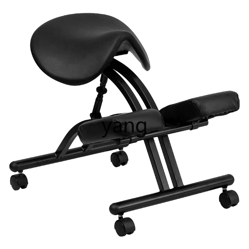 XYY saddle children's study chair computer student writing chair steel engineering anti-hunchback riding