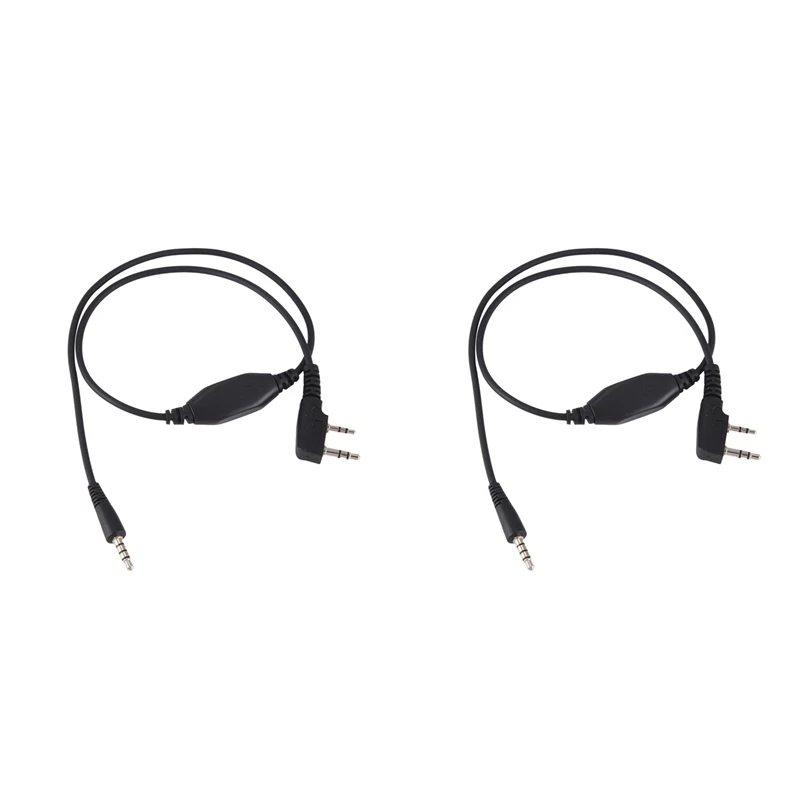 

2X APRS-K1 Cable Audio Interface Cable For Baofeng/Kenwood/Wouxun/TYT Quansheng Android(Aprsdroid)-IOS (Aprspro)