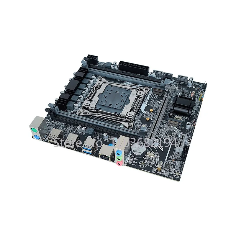 X99LGA2011-3-Pin Placa-mãe do computador, memória de quatro canais Ddr3, E5 Zhiqiang V3v4cpu, novo