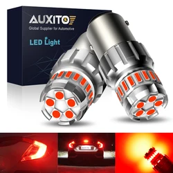 AUXITO 2Pcs 1157 P21/5W LED Bulb P21W BA15S 1156 7506 BAY15D LED Brake Lights Reverse Lamp DRL Super Bright Car Lights Red White