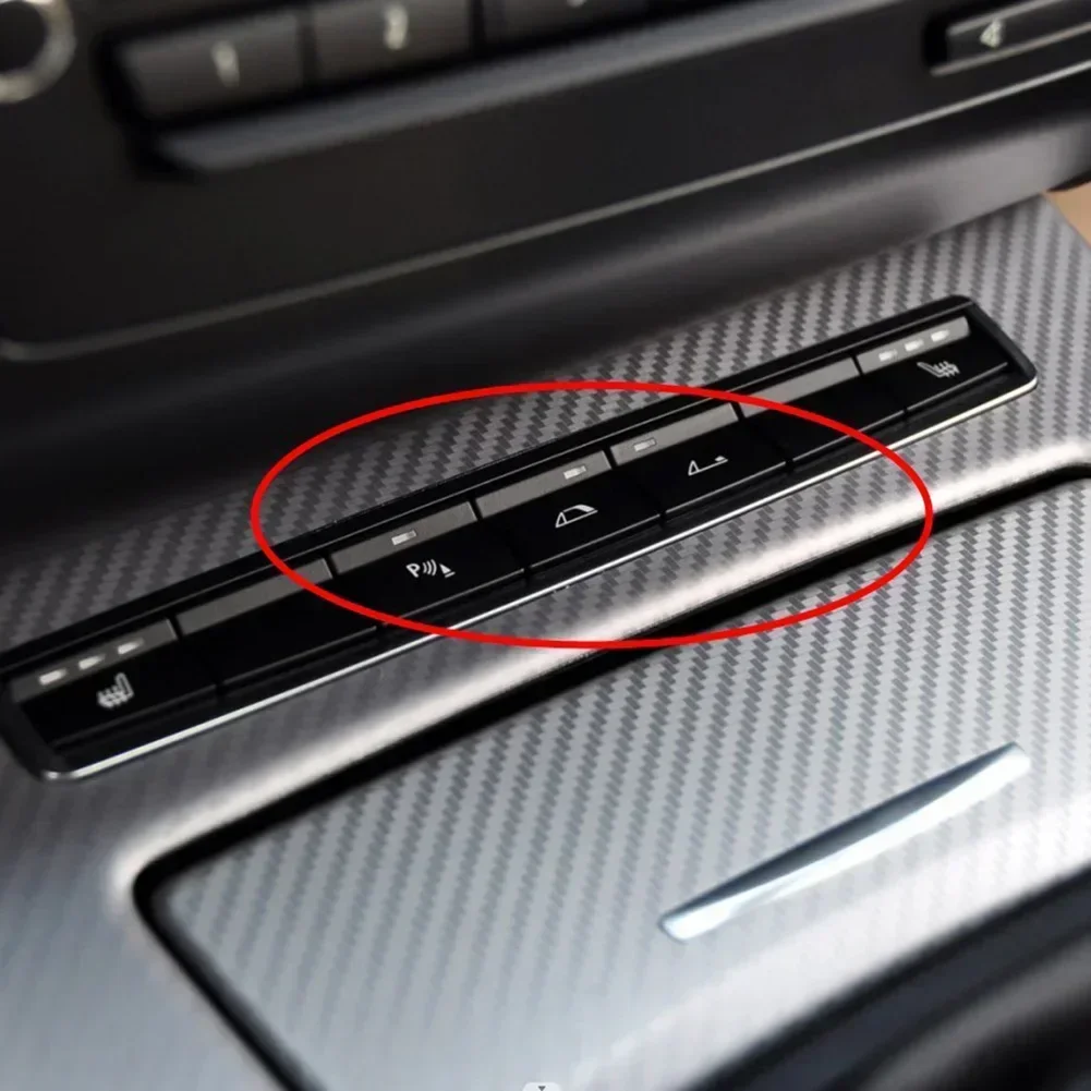 Black High Grade Vinyl For BMW Z4 E89 2009~2016 Button Repair Decals Sticker Center Replacements Car Accessories