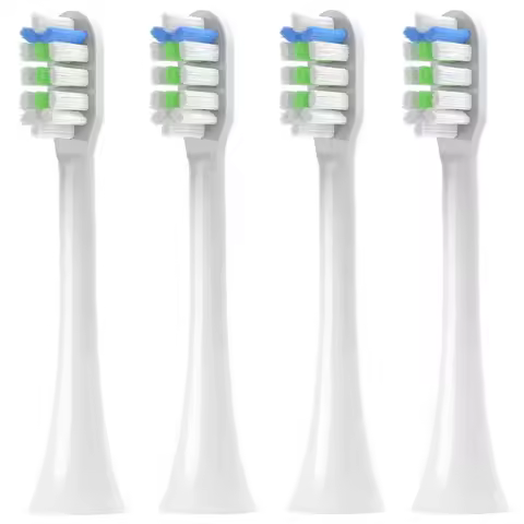 4 pcs/set Replacement Brush Heads for SOOCAS V1/X1/X3/X5/X3U/X3PRO/v1/v2 Sonic Electric Toothbrush Soft DuPont Bristle Heads