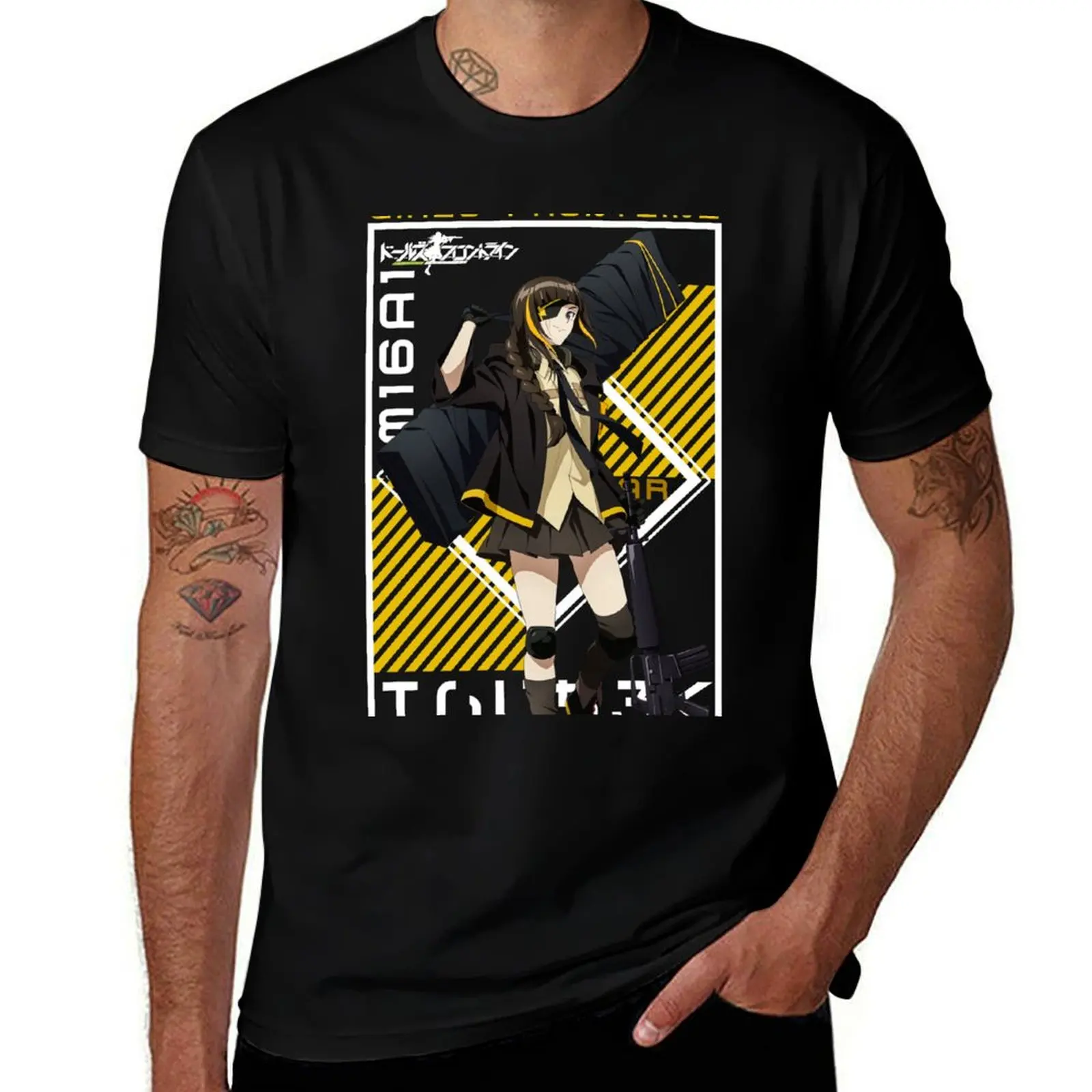 M16A1 - Dolls Frontline T-Shirt Sports Casual Breathable Tee Shirt T-Shirt