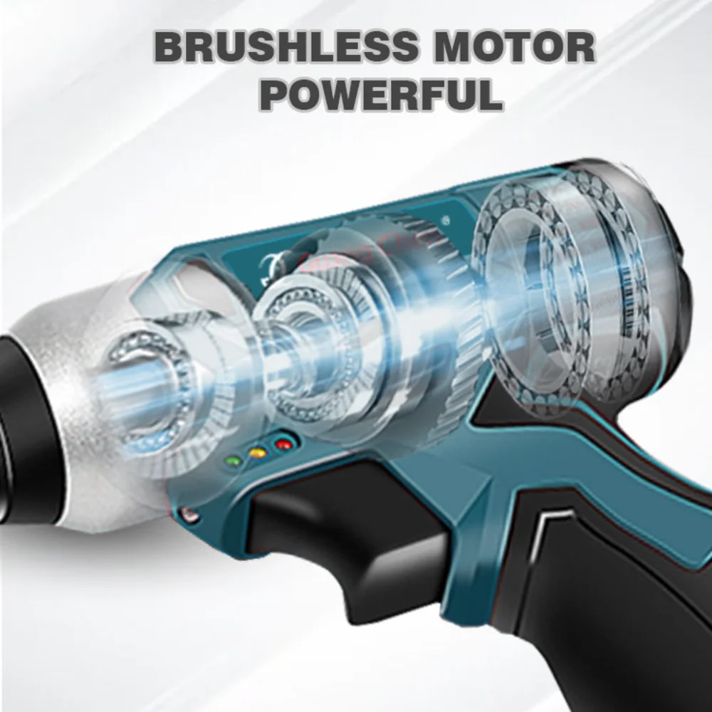 18V Impact Wrench Cordless Rechargeable Mini Electric Wrench Right  Angle Ratchet Wrenches Impact Driver Power Tool