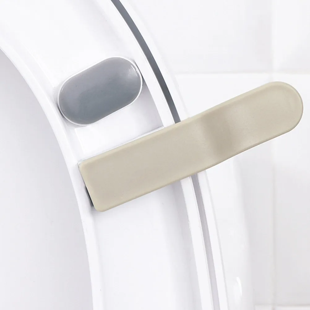 

Набор из 12 подъемников для сиденья унитаза, прочный материал ПП, аксессуар для ванной комнаты, предотвращающий контакт с поверхностью, ручка для крышки унитаза