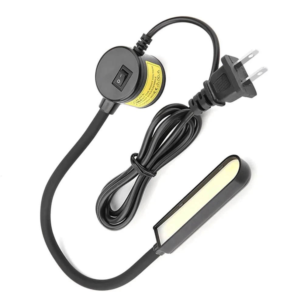 COB LED LED Machine Light Magnetic Mount Flexible Gooseneck COB Work Light Adjustable Arm Angle Adjustable Sewing Machine Light
