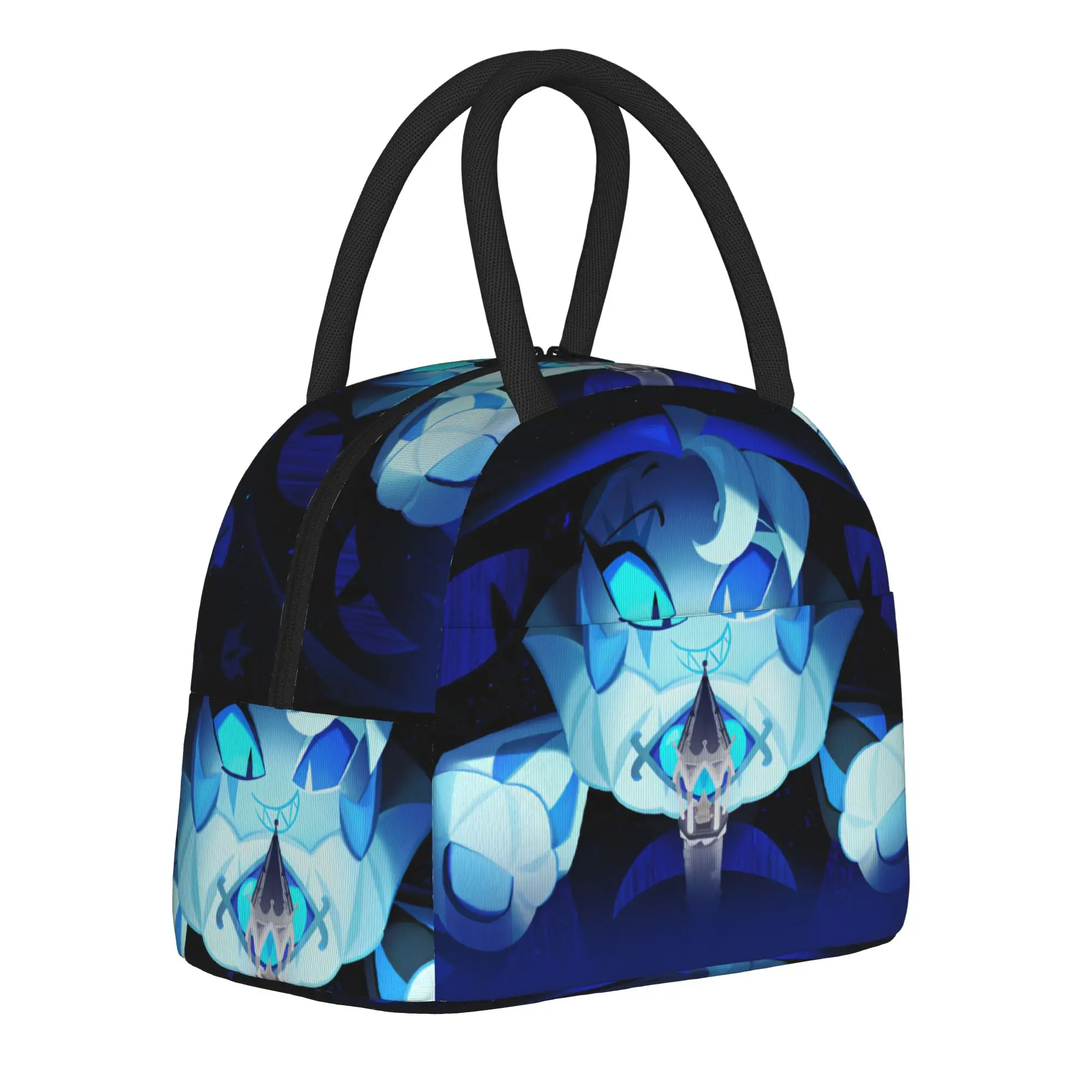 Shadow Milk Cookie  Insulated Lunch Bags Thermal Bag Lunch Container Cookie Run Kingdoms Large Tote Lunch Box Bento Pouch