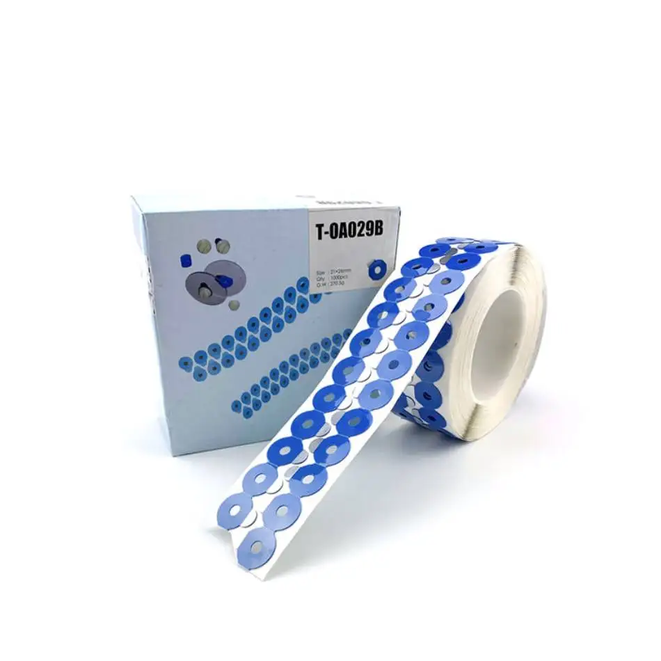 

21*26mm Dark Blue Optical Eyewear Accessories Glasses Lens Blocking Pads Optics Machine Blue Edge Blocking Lens Pad Lens Sticker