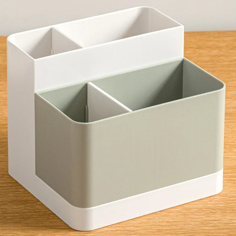 1pc Multi-purpose Cosmetic Storage Box Desktop Stationery Finishing Box Grid Storage Box Office Supplies Organizers for Desk image 6