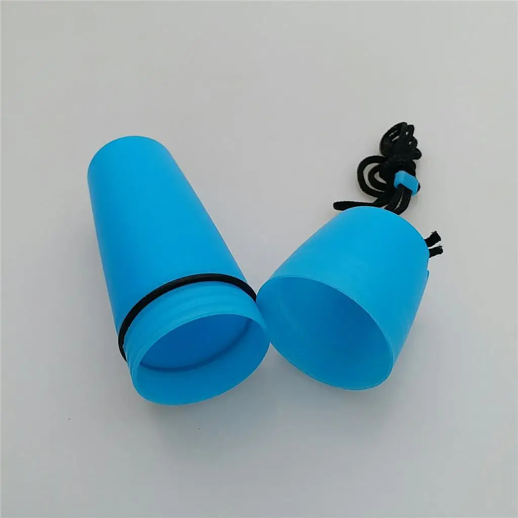 ABS Plastic Waterproof Capsule Holder Lightweight Storage Canister Bottle Organizer for Surfing Snorkeling Boating