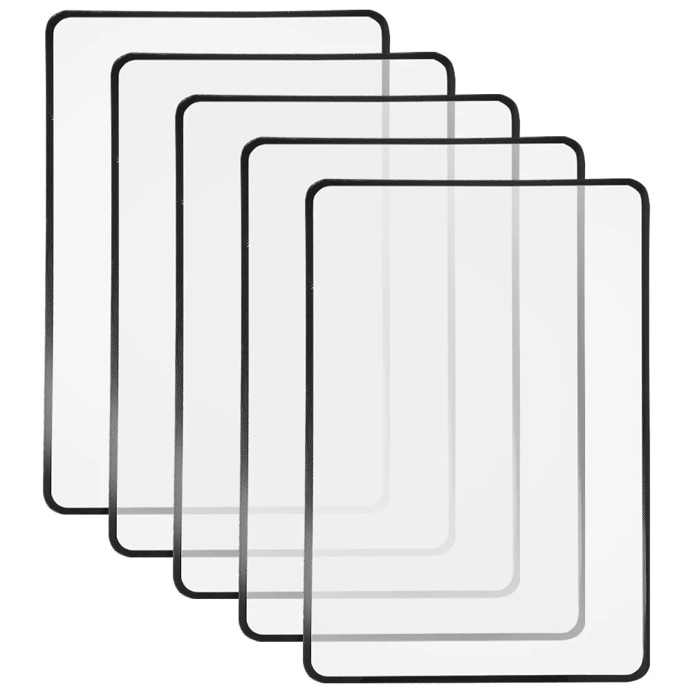

5Pcs Page Magnifier for Reading Ultra-Thin PVC Magnifying Sheet Name Card Style Bookmark for Seniors Books Magnifying Glass