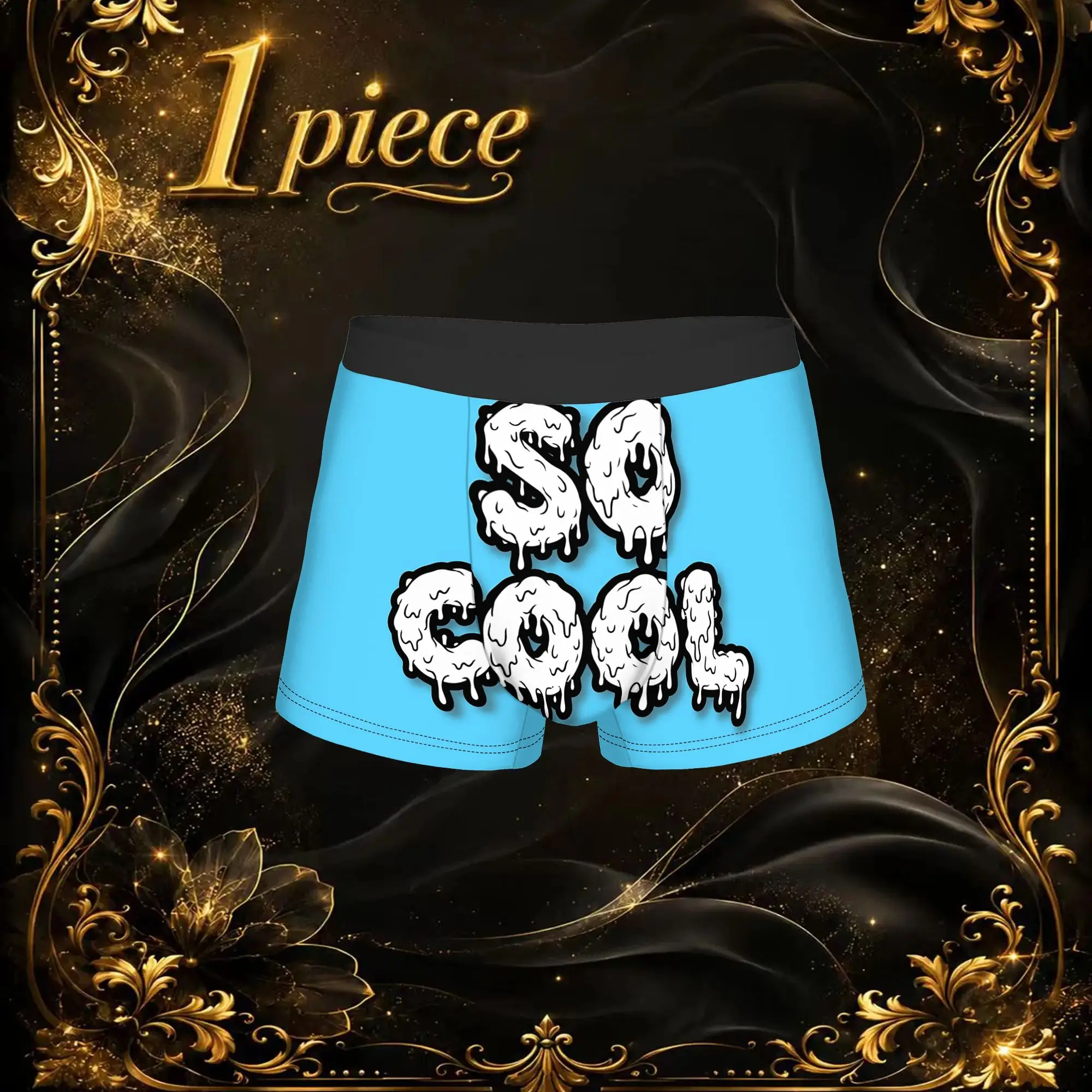 1pc Popular Chaotic Cool Abstract Print boxers  adults  Homme Panties Men's Underwear Print Shorts Boxer Briefs