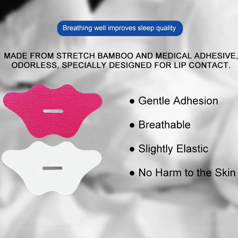 30 قطعة شريط الفم للنوم توقف التنفس شريط الفم شريط الفم للنوم الشخير الفم التنفس الشريط التنفس الفم الشريط #5