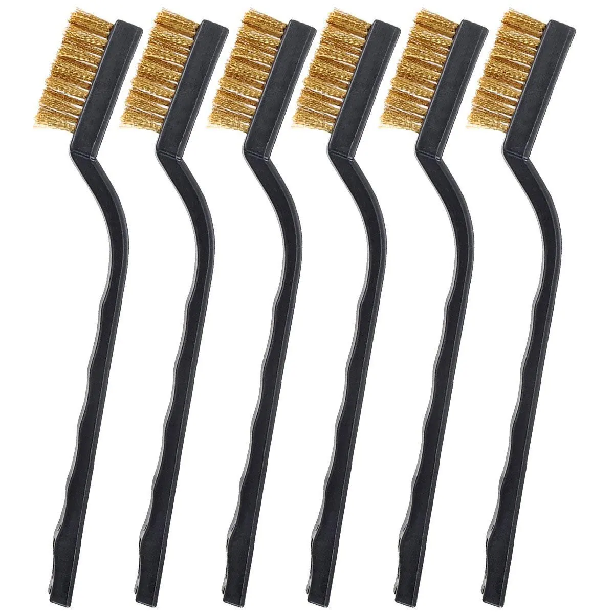 

Kitchen Stove Brush Head for Range Hood Oil Stain Removal Gas Stove Cleaning Brush with Copper Wire Nylon Steel Wire